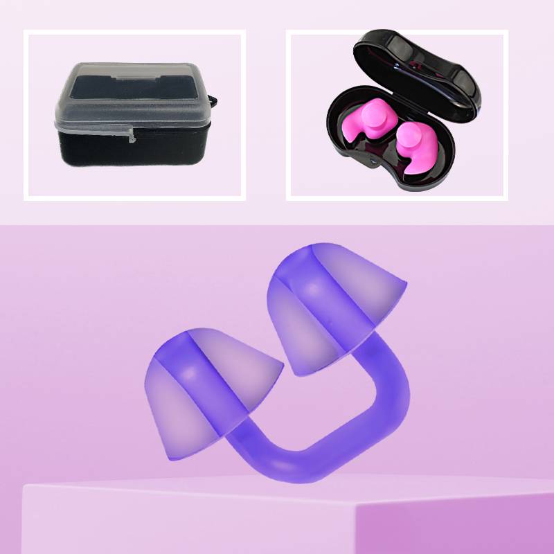 Purple Invisible Nose Plugs + Ear Plugs